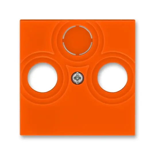 5011H-A00300 66  Kryt zásuvky anténní, s vylamovacím otvorem, oranžová